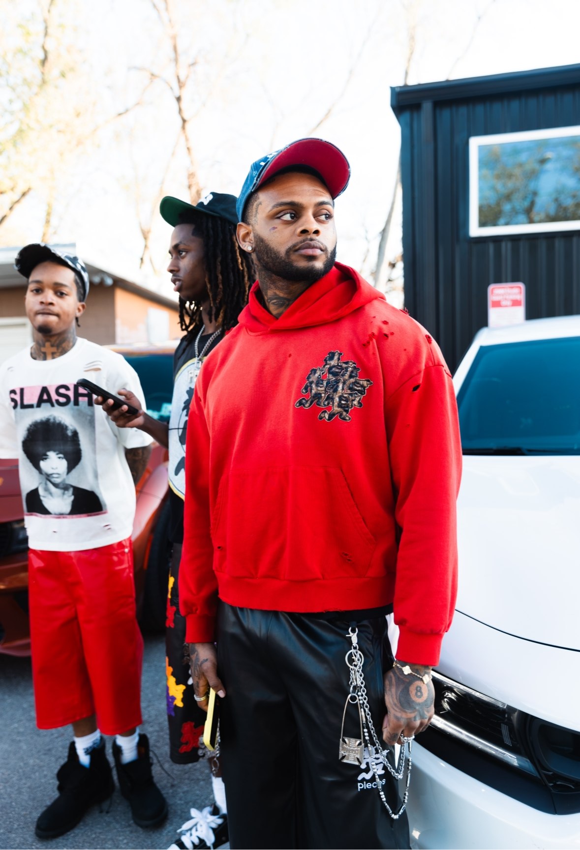 CRIMSON PATCH HOODIE