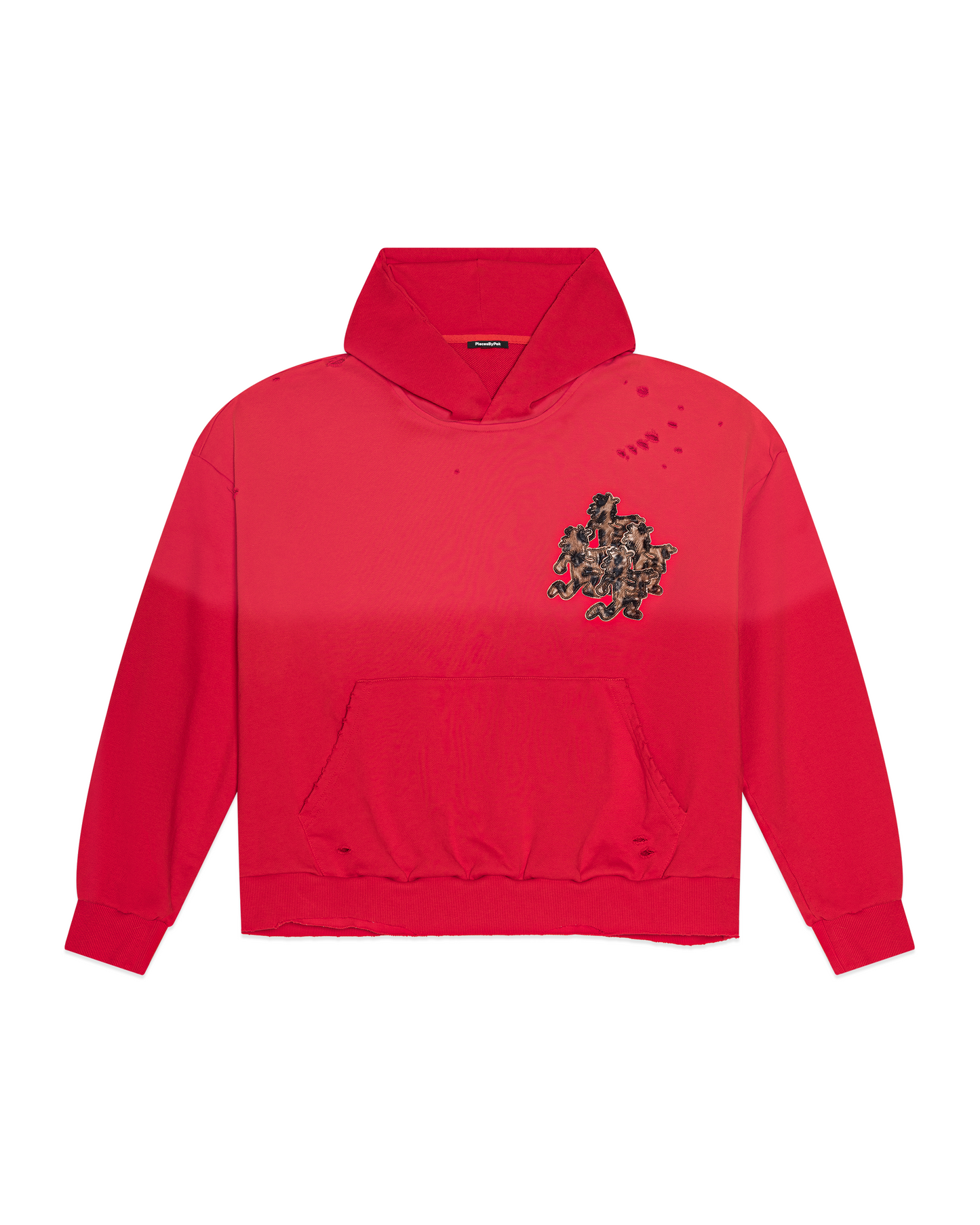 CRIMSON PATCH HOODIE