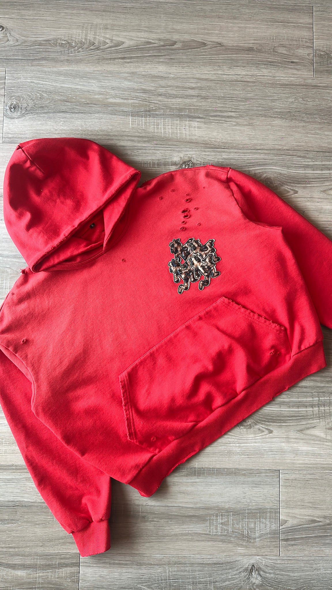 CRIMSON PATCH HOODIE